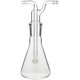 014530-100 [SIBATA SPCガス洗浄びん フラスコ型 100mL]