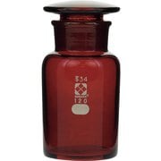 017080-120A [SIBATA 試薬びん広口 茶 120ml34/20 10個入]