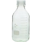 017200-10003A [SIBATA ねじ口びん 1L 透明キャップ付 10個入]