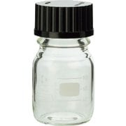 017200-1002A [SIBATA ねじ口びん 100ml 黒キャップ付 10個入]