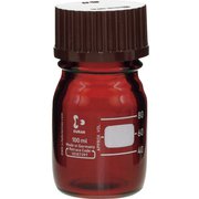 017210-1001A [SIBATA ねじ口びん茶 100ml 赤キャップ 10個入]