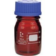 017210-100A [SIBATA ねじ口びん茶 100ml 青キャップ 10個入]