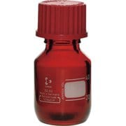 017210-501A [SIBATA ねじ口びん茶 50ml 赤キャップ付 10個入]