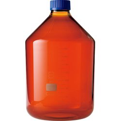 017250-120000 [SIBATA ねじ口びん 20L GLS-80 茶 青キャップ付]