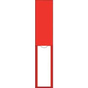 046121 [緑十字 責任者氏名標識 赤無地タイプ 150×30mm 名札差込式 エンビ]