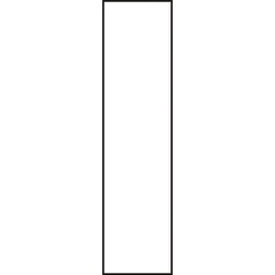 046905 [緑十字 責任者氏名標識用白無地札 120×30mm 10枚組 アクリル]