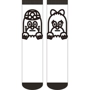 ねほりんぱほりん クルー丈ソックス 1ねほりん&ぱほりん [キャラクターグッズ]