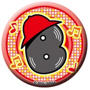 BRST-553309 Bラッパーズストリート 缶バッジ ロゴ [キャラクターグッズ]