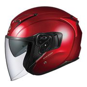ジェットヘルメット EXCEED L シャイニーレッド