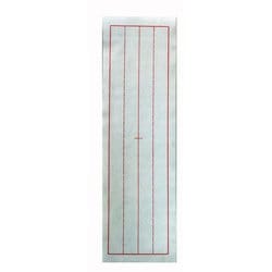 書初用下敷 八ッ切判 ソフト 白 罫線入 H-3032