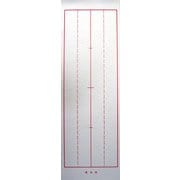 書初用下敷 埼玉判 ソフト 白 罫線入 H-0449