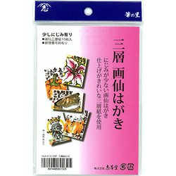 三層画仙はがき HGA-0132