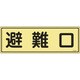 066301 [緑十字 消防標識 避難口 120×360mm 蓄光タイプ エンビ]
