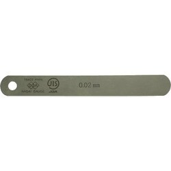 DIA JIS規格すきまゲージリーフ0.02X100A型 100A0.02