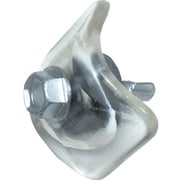10102402 [波板取付ビス ポリカ座金 鉄下地用 （径：d）5×（首下長さ：L）25mm クリア（10本入）]