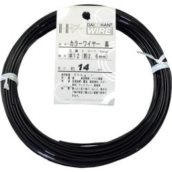 10155850 [ダイドーハント カラーワイヤー 黒 #12 2.6mmx14m]