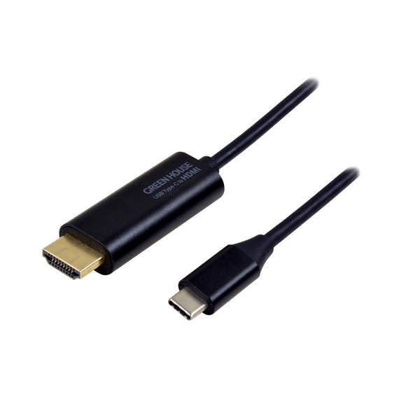 GH-HALTA2-BK [Altモード対応 USB TypeC to HDMI変換ケーブル 2m ブラック]