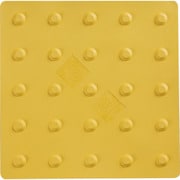 102011 [緑十字 点字タイル エコタイプ 警告 点状 300×300mm エラストマー]