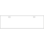 110009 [緑十字 A型バリケード用標識 白無地タイプ 300×1000mm エンビ]