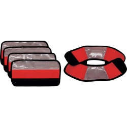 1122300004 [グリーンクロス ハーネス用反射パッド XWX型 ホワイト]