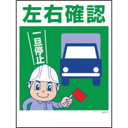 1146130509 [グリーンクロス マンガ標識 GMW-9 左右確認]