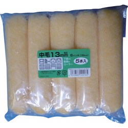 12416 [KOWA スモールローラースペア中毛6インチ5本入]