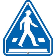133331 [緑十字 道路標識・構内用 横断歩道 685×600mm スチール]