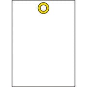155170 [緑十字 バルブ開閉札 白無地タイプ 55×40mm 10枚組 PET]
