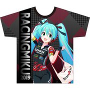 レーシングミク 2019 TeamUKYO 応援Ver. フルグラフィックTシャツ Lサイズ [キャラクターグッズ]