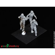 HAUGS72004 レジン製SFハンガークルー Vol.4 パイロットx3 [1/72スケール SF用ディティールアップパーツ]