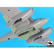 HAUA72051 デ・ハビランド モスキート Mk.Ⅵ パート2 タミヤ用 [1/72スケール レジン製パーツ]