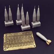 HAUBRL72174 米 250lb AN-M57A1爆弾 [1/72スケール レジン製パーツ]