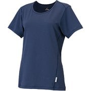6622-0504 [フリーフィール ショートスリーブ Uネック レディース Mサイズ ネイビー]