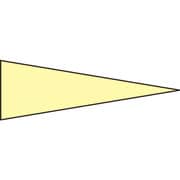 208705 [緑十字 マーキング用ステッカー 蛍光黄 5×15mm三角 100枚組 エンビ]