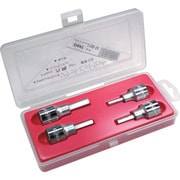 21SB-S4 [エイト 六角ソケットビット 寸法 差込角12.7mm 4本セット 5～10mm]