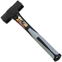 12315 [<黒> 両口ハンマー グラスファイバー柄 2P(2ポンド) 0.9kg]