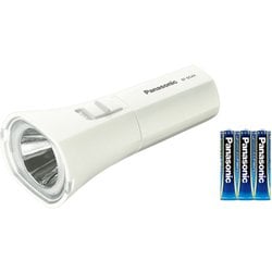 【新品】Panasonic 懐中電灯　BF-BS01 概要 LED強力ライト（白） BF-BS01P-W | LEDライト（懐中電灯
