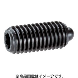 HALDER スプリングプランジャ スラストピン、六角穴付 快削鋼 22030.0106