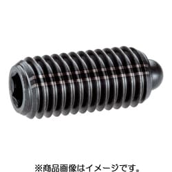 HALDER スプリングプランジャ スラストピン、六角穴付 快削鋼、バネ圧:強 22030.0164