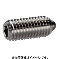 HALDER スプリングプランジャ スラストピン、六角穴付 ステンレス鋼 22030.0348