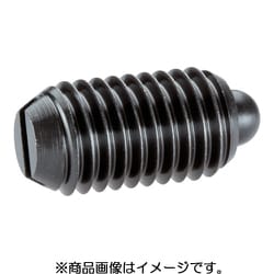 HALDER スプリングプランジャ スラストピン、スロット付 快削鋼 22050.0106