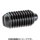 HALDER スプリングプランジャ スラストピン、スロット付 快削鋼 22050.0108