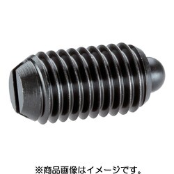 HALDER スプリングプランジャ スラストピン、スロット付 快削鋼 22050.0112