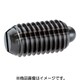 HALDER スプリングプランジャ スラストピン、スロット付 快削鋼 22050.0308