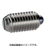 HALDER スプリングプランジャ スラストピン、スロット付 ステンレス鋼 22050.0512