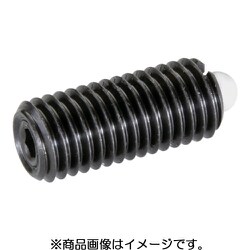 HALDER スプリングプランジャ 六角穴付 快削鋼、樹脂製ピン 22060.0208