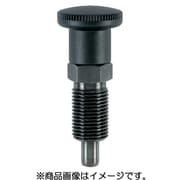 HALDER インデックスボルト 六角カラー付 ノブ付 スチール 22110.0106