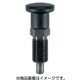 HALDER インデックスボルト 六角カラー付 ノブ付 スチール 22110.0109