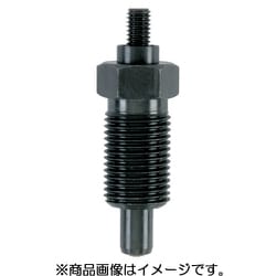 HALDER インデックスボルト 六角カラー付 ノブなし スチール 22110.0144