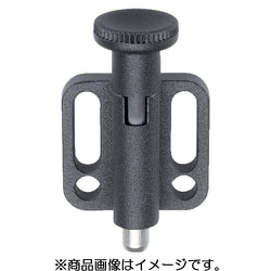 HALDER インデックスボルト 水平カラー付 ノブ付、ホールド機構付 22110.0348